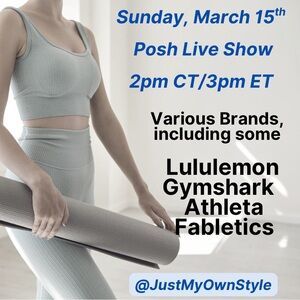 Unlisted ❤️‍🔥 Live Show March 15th 🧘🏻‍♀️ Women’s Athleticwear / Workout Clothing